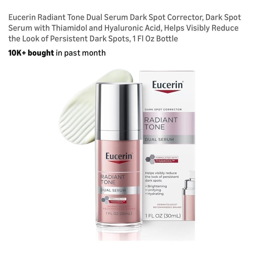 54.-   Eucerin Radiant Tone Dual Serum Dark Spot Corrector Thiamidol Hyaluronic